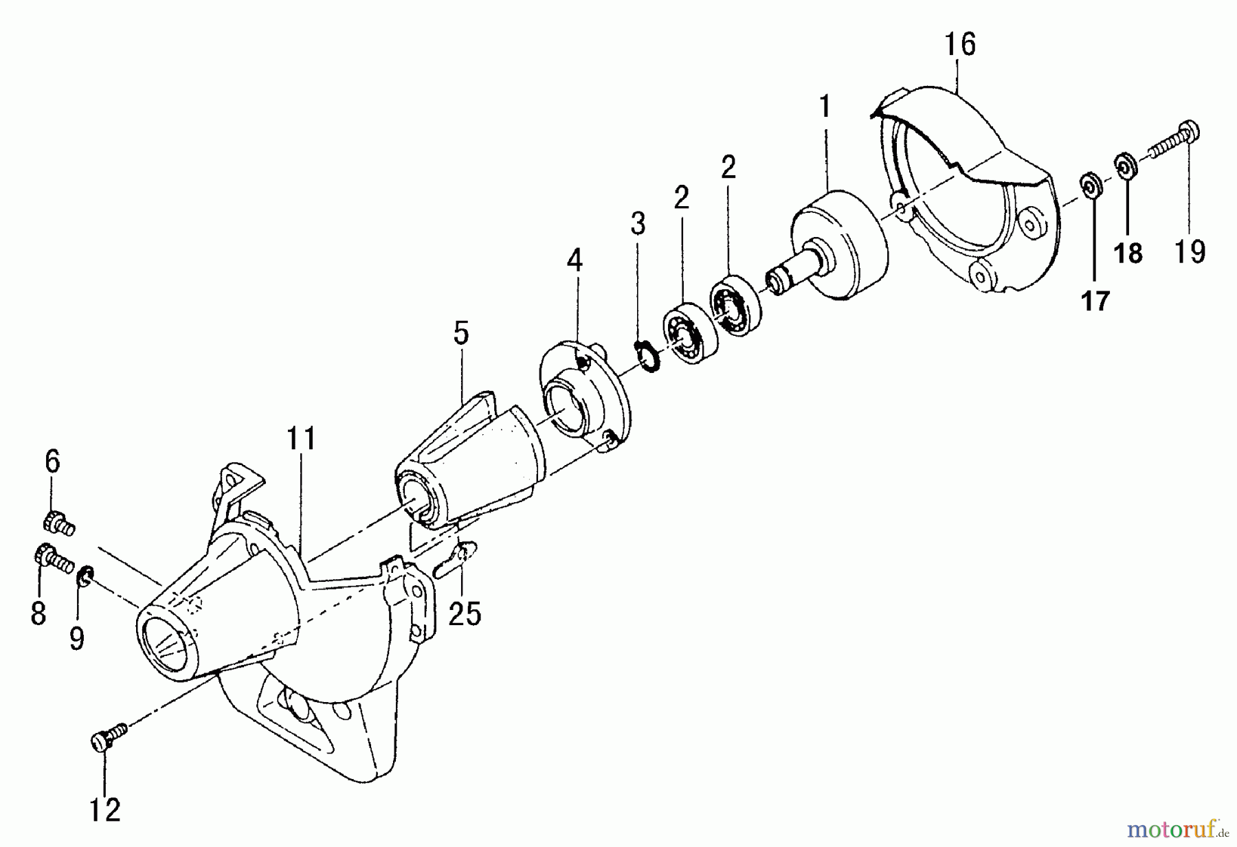 Tanaka Trimmer, Motorsensen TBC-250 - Tanaka Grass Trimmer / Brush Cutter Clutch Case (Part 1)