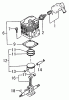 Tanaka TBC-250 - Grass Trimmer / Brush Cutter Ersatzteile Cylinder, Piston, Crankshaft