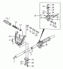 Tanaka TBC-250 - Grass Trimmer / Brush Cutter Ersatzteile Handle, Throttle Lever, Shaft (Part 1)