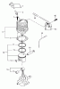 Tanaka TBC-2501 - Grass Trimmer Ersatzteile Engine / Cylinder, Piston, Crankshaft, Ignition