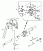 Tanaka TBC-2501 - Grass Trimmer Ersatzteile Handle, Throttle Lever, Shaft