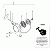 Tanaka TBC-2501 - Grass Trimmer Ersatzteile Recoil Starter