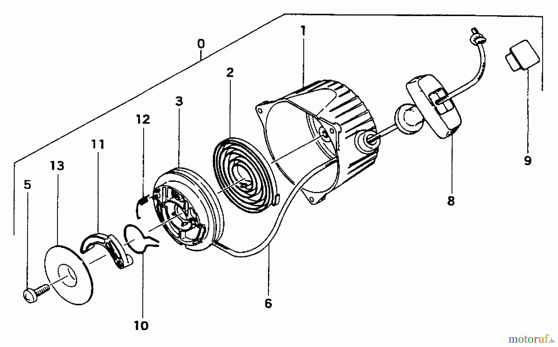  Tanaka Trimmer, Motorsensen TBC-322 - Tanaka Brush Cutter Recoil Starter