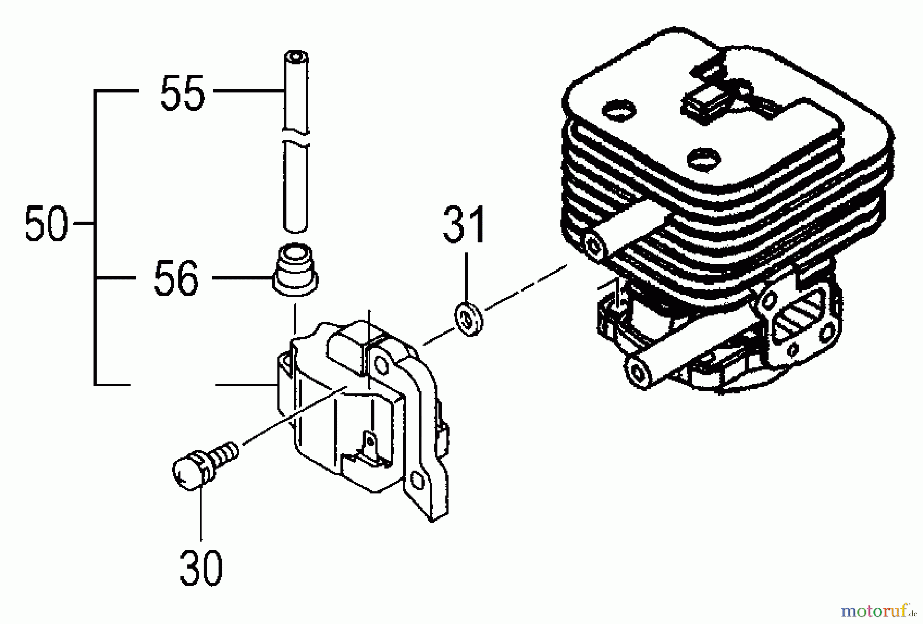 Tanaka Trimmer, Motorsensen TBC-340D - Tanaka Grass Trimmer / Brush Cutter Ignition Coil /Washers
