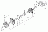 Tanaka TBC-340D - Grass Trimmer / Brush Cutter Ersatzteile Starter Pawl, Flywheel, Crankcase