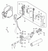 Tanaka TBC-340D - Grass Trimmer / Brush Cutter Ersatzteile Handle, Throttle Lever, Shaft