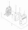 Tanaka TBC-4001 - Grass Trimmer Ersatzteile Air Cleaner