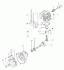 Tanaka TBC-4001 - Grass Trimmer Ersatzteile Cylinder, Piston, Crankshaft