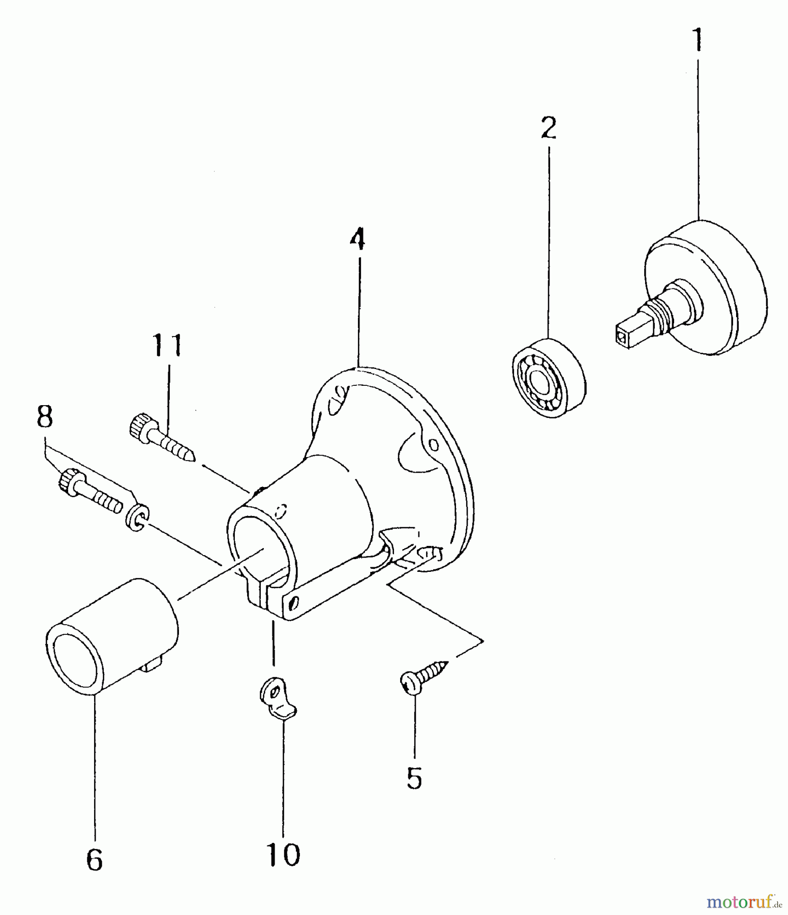 Tanaka Trimmer, Motorsensen TBC-4001 - Tanaka Grass Trimmer Fan Case, Clutch Drum