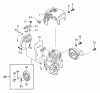 Tanaka TBC-430PF - Brush Cutter Ersatzteile Muffler, Engine Cover, Clutch