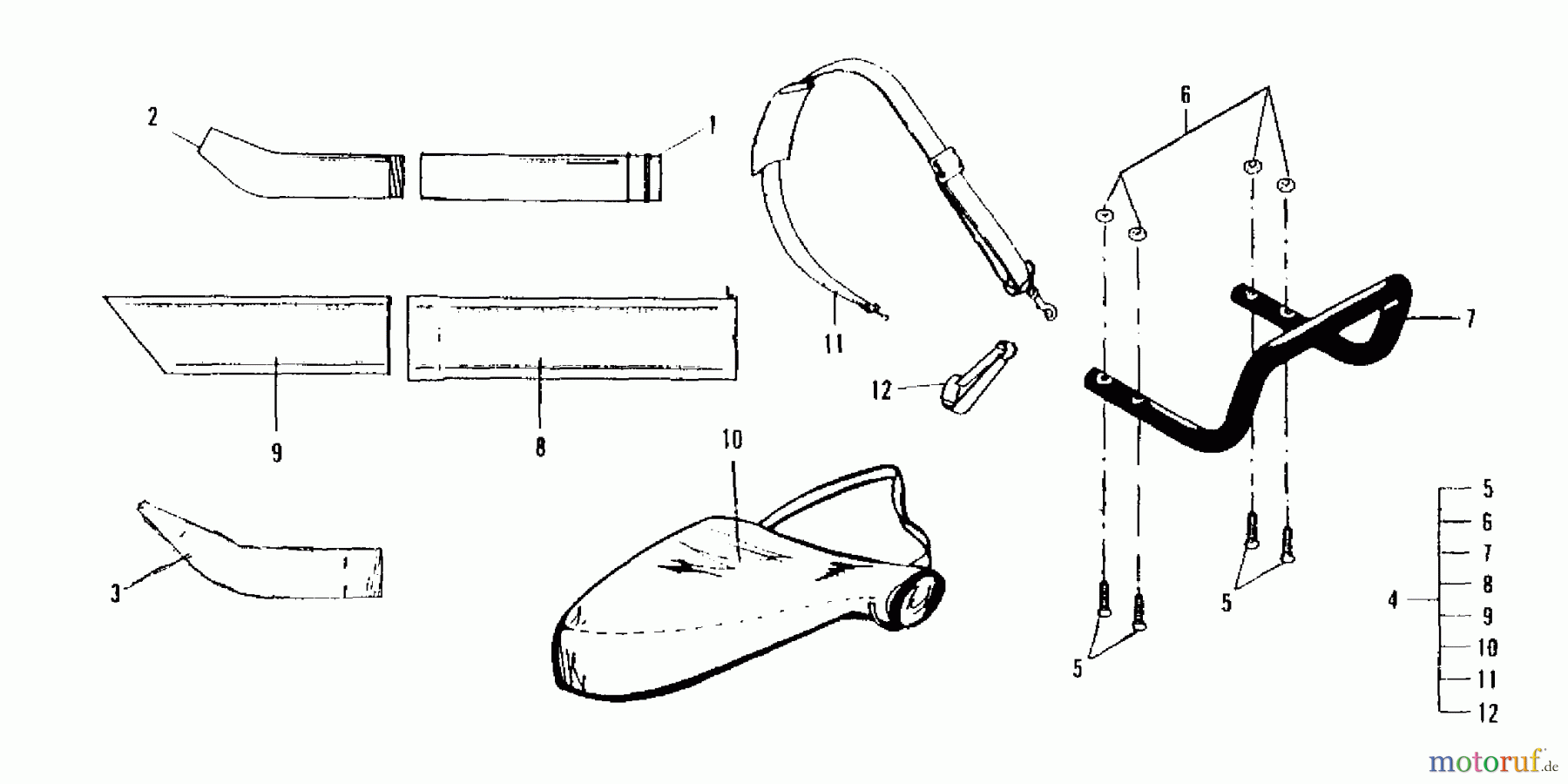 Tanaka Blasgeräte, Sauger, Häcksler, Mulchgeräte THB-2100 - Tanaka Blower/Vac Accessories