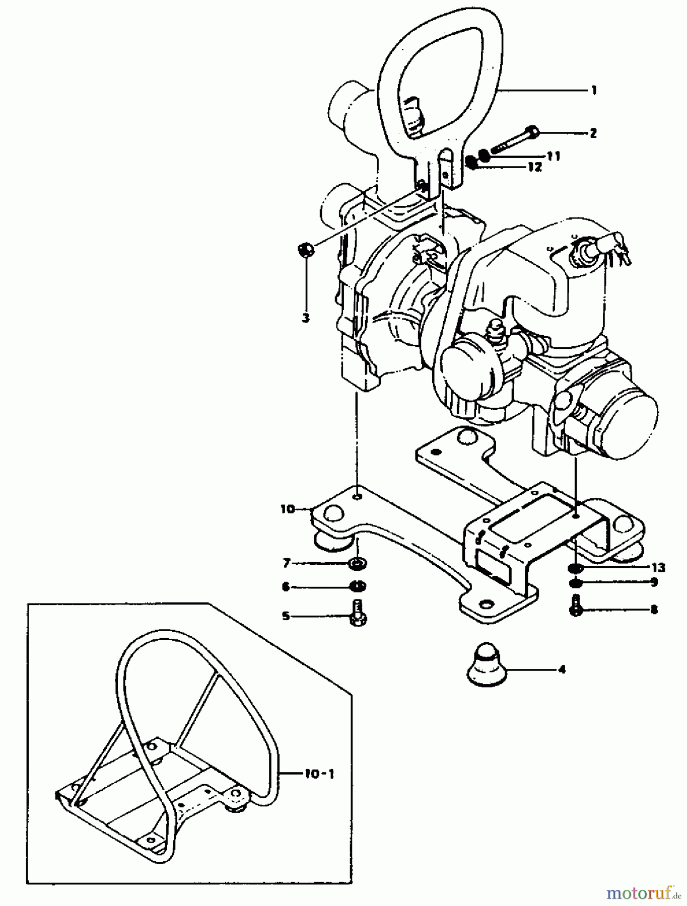 Tanaka Wasser Pumpen TCP-381 - Tanaka Centrifugal Pump Handle & Base