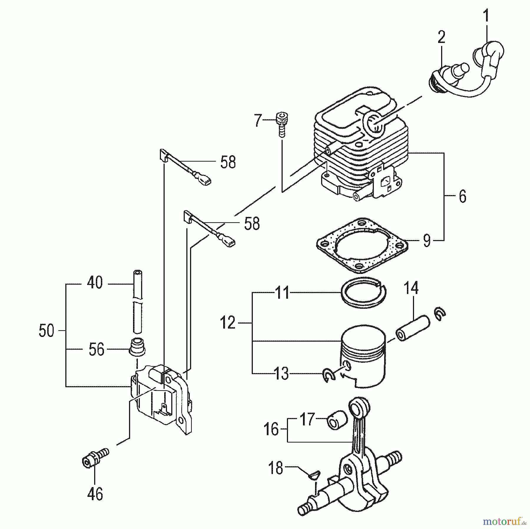  Tanaka Zubehör TBC-230SF - Tanaka Multi Task Tool Cylinder, Piston, Crankshaft