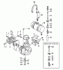 Tanaka TEA-500 - Power Auger Ersatzteile Fuel Tank & Muffler