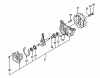 Tanaka TED-210 - Gas Drill Ersatzteile Crankcase & Flywheel
