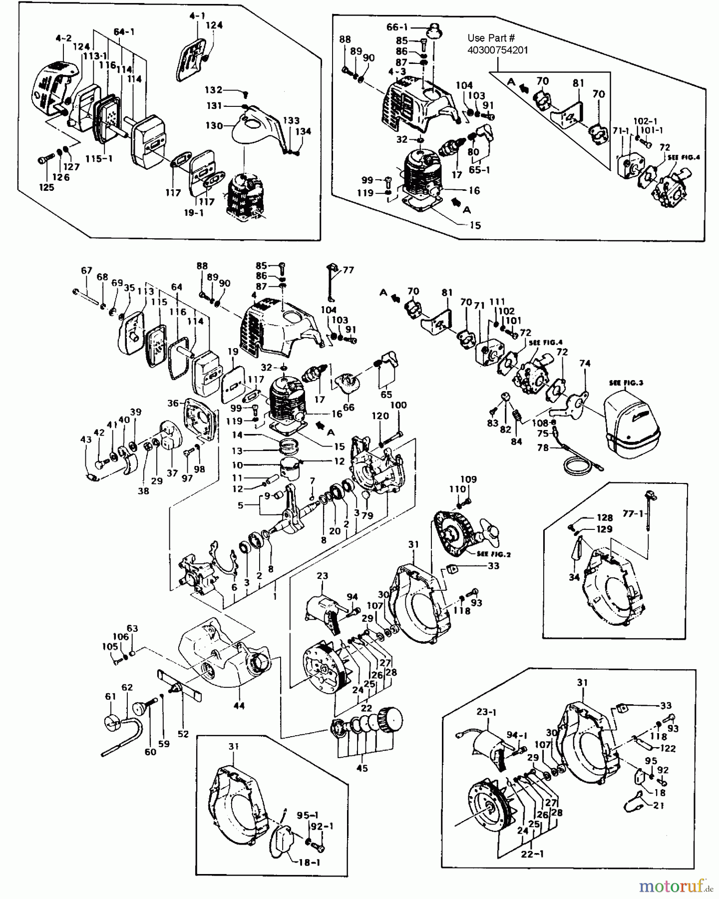 Tanaka Erdbohrer TED-232 - Tanaka Engine Drill Engine