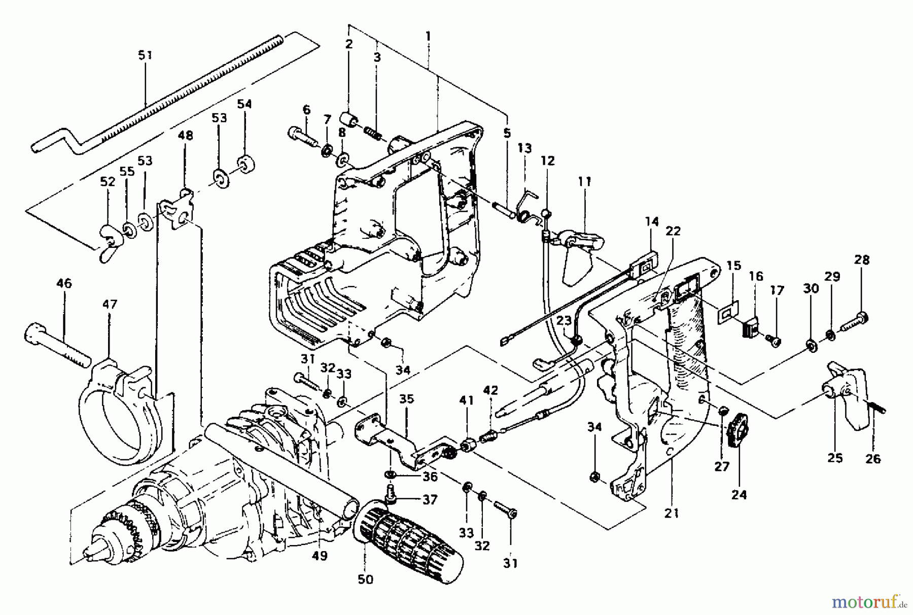 Tanaka Erdbohrer TED-260 - Tanaka Engine Drill Handle