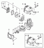 Tanaka TED-262HS - High Speed Concrete Coring Drill Ersatzteile Muffler, Cover, Flywheel, Clutch