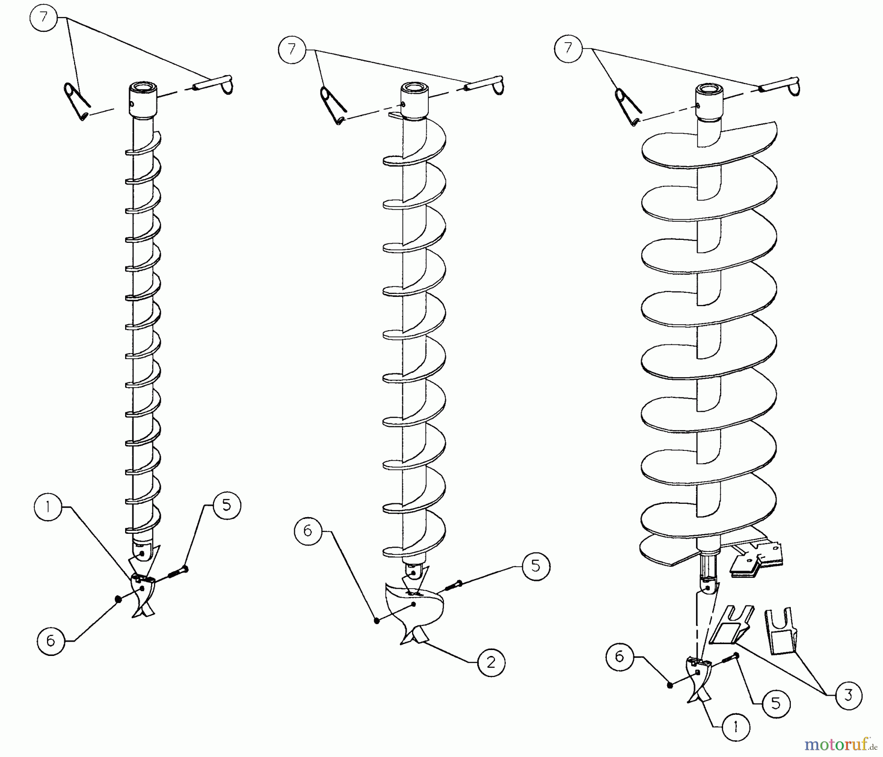 Tanaka Erdbohrer TIA-305 - Tanaka Power Auger Pengo Bits 2