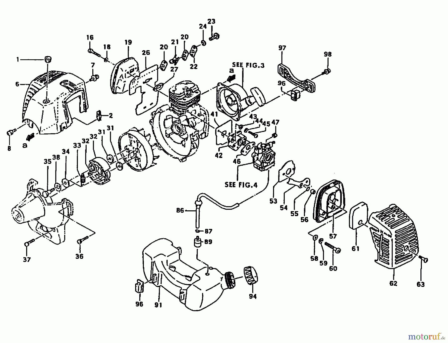 Tanaka Kantenschneider TPE-250 - Tanaka Portable Edger Engine Components