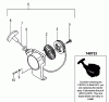 Tanaka TPE-2501 - Portable Edger Ersatzteile Recoil Starter