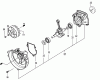 Tanaka TPE-250PF - Portable Edger Ersatzteile Crankcase, Flywheel, Pulley