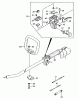 Tanaka TPE-250PF - Portable Edger Ersatzteile Handle, Shaft & Throttle