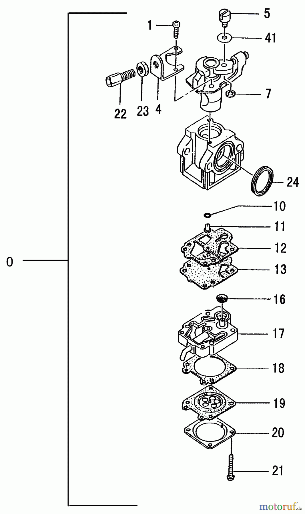 Tanaka Kantenschneider TPE-270PN - Tanaka Portable Edger Carburetor