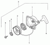 Tanaka PF-2500 - Utility / Scooter Engine Ersatzteile Recoil Starter