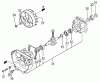 Tanaka PF-2600 - Utility / Scooter Engine Ersatzteile Crankcase, Flywheel, Starter Pulley