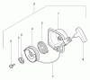 Tanaka TC-2300 - Utility / Scooter Engine Ersatzteile Recoil Starter