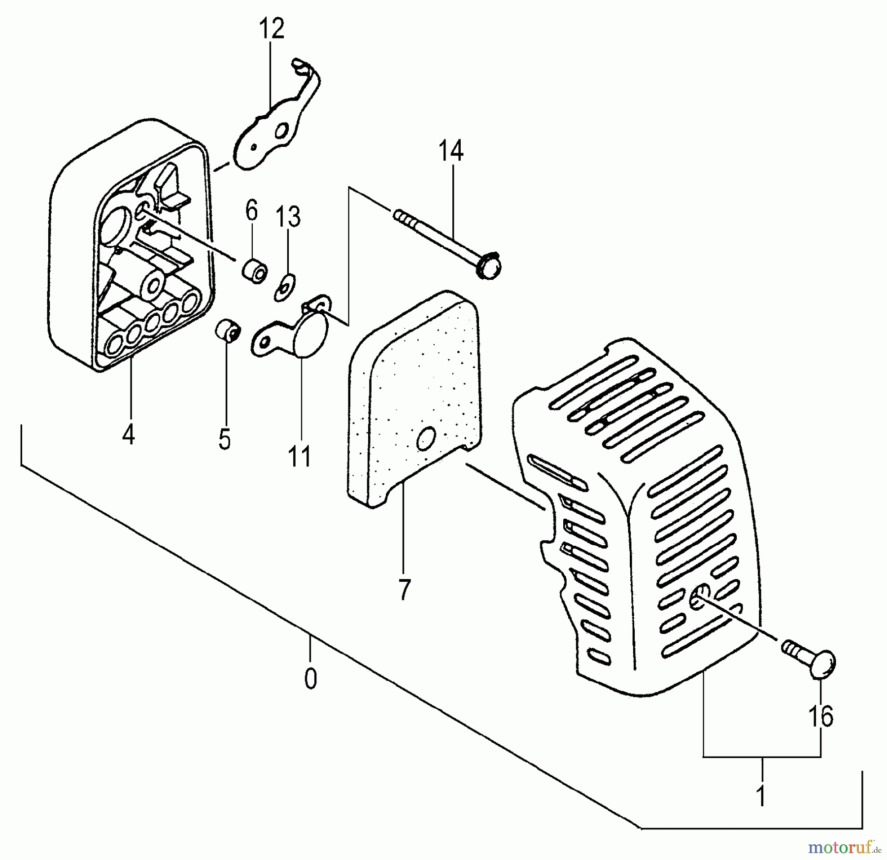 Tanaka Motoren TC-355 - Tanaka Utility / Scooter Engine Air Cleaner