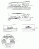Tanaka TOB-120 - 1.2HP Outboard Motor Ersatzteile Decals
