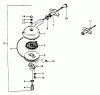 Tanaka TOB-120 - 1.2HP Outboard Motor Ersatzteile Recoil Starter Assembly