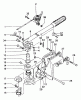 Tanaka TOB-120 - 1.2HP Outboard Motor Ersatzteile Steering Arm, Throttle, Bracket