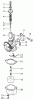 Tanaka TOB-25 - 2.5HP Outboard Motor Ersatzteile Carburetor (Part 2)
