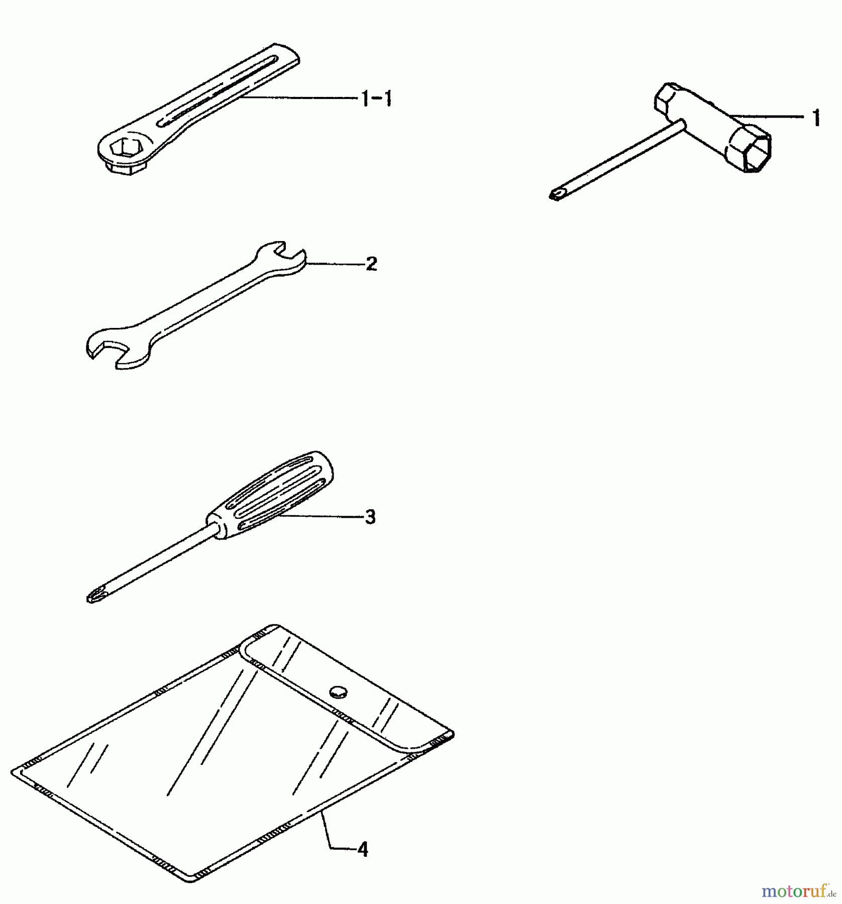  Tanaka Botsmotoren TOB-300 - Tanaka 3HP Outboard Motor Tool Kit
