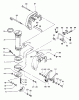 Tanaka TOB-550 - 5.5HP Outboard Motor Ersatzteile Transom Bracket & Clamp Bracket