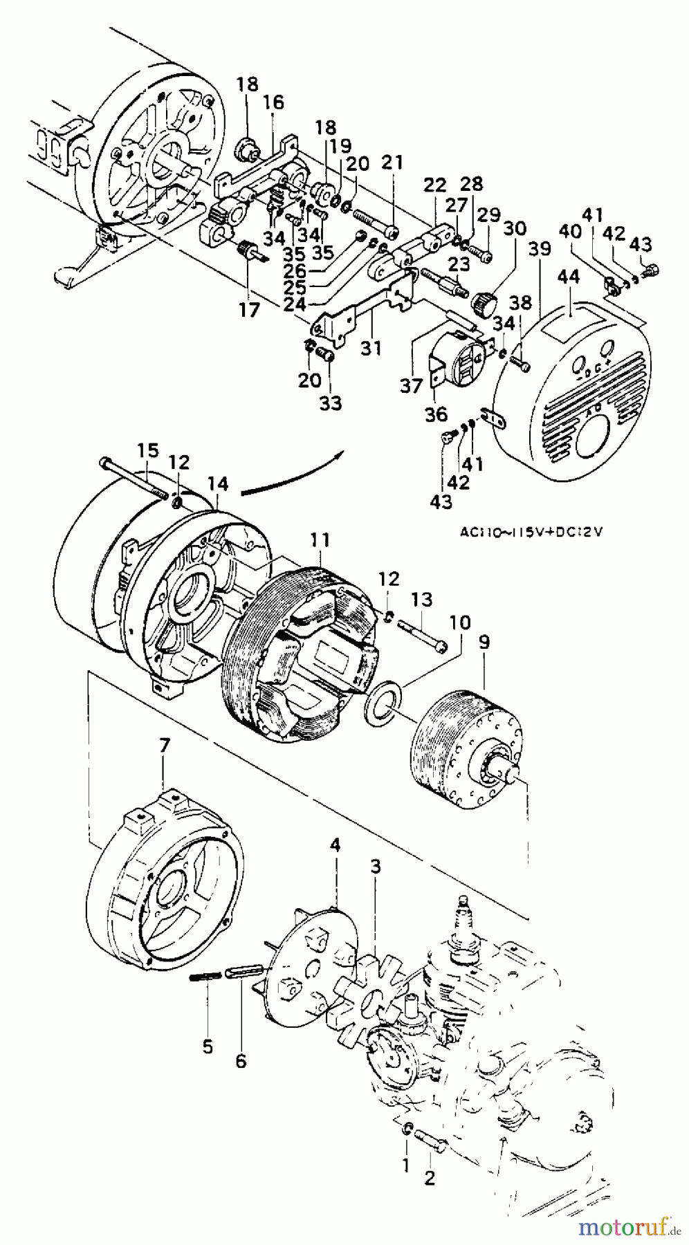 Tanaka Stromerzeuger QEG-250 - Tanaka Portable Generator Generator