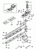 Tanaka HTD-2520PF - Hedge Trimmer Ersatzteile Gear Case & Blades