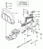 Tanaka HTD-2520PF - Hedge Trimmer Ersatzteile Rear Handle Assembly Units Before S/N ~C230880