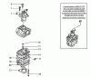Tanaka HTD-2522PF - 22" Hedge Trimmer Ersatzteile Carburetor