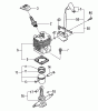 Tanaka HTD-2522PF - 22" Hedge Trimmer Ersatzteile Cylinder, Piston, Crankshaft, Ignition