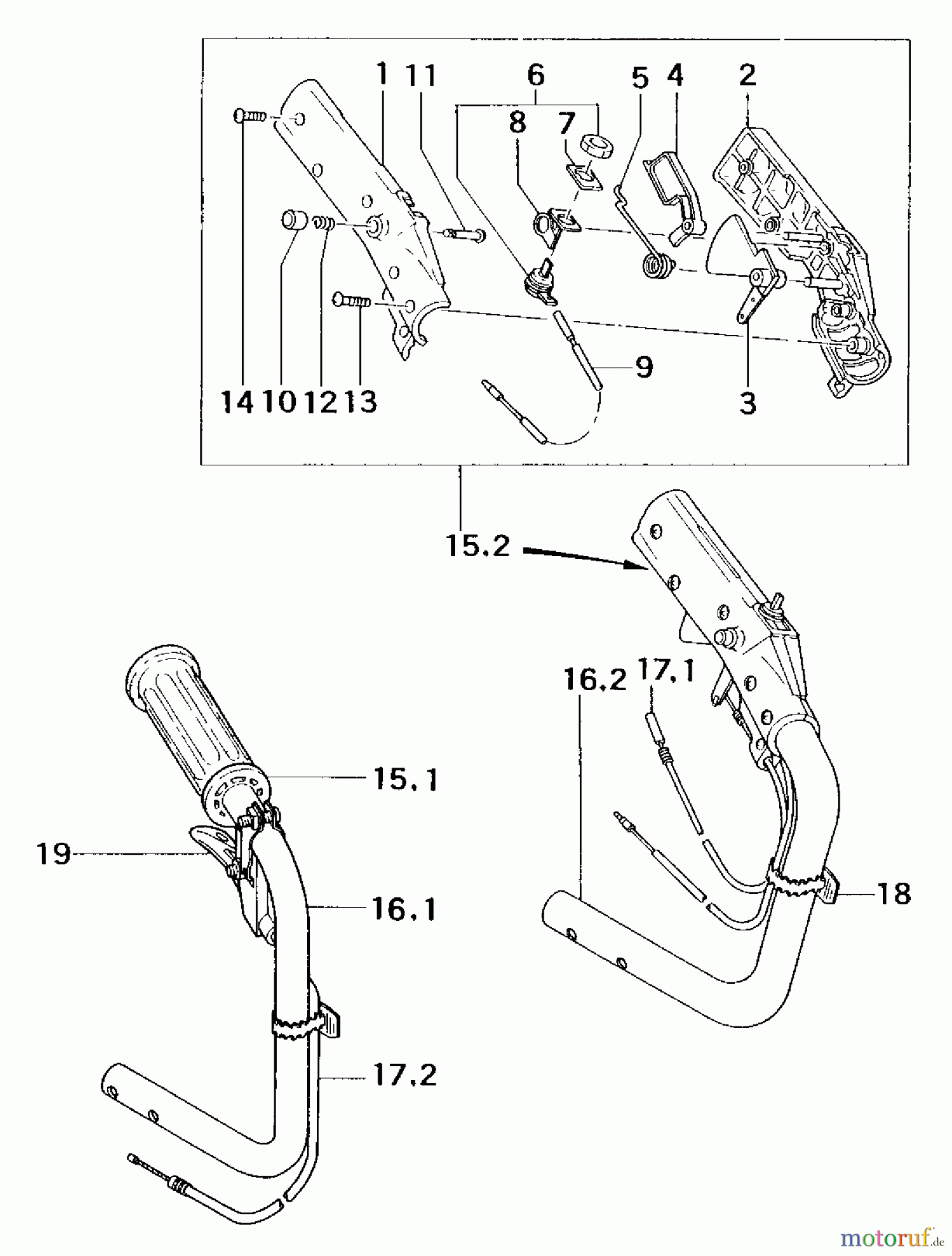 Tanaka Heckenscheeren THT-162 - Tanaka Hedge Trimmer Handle