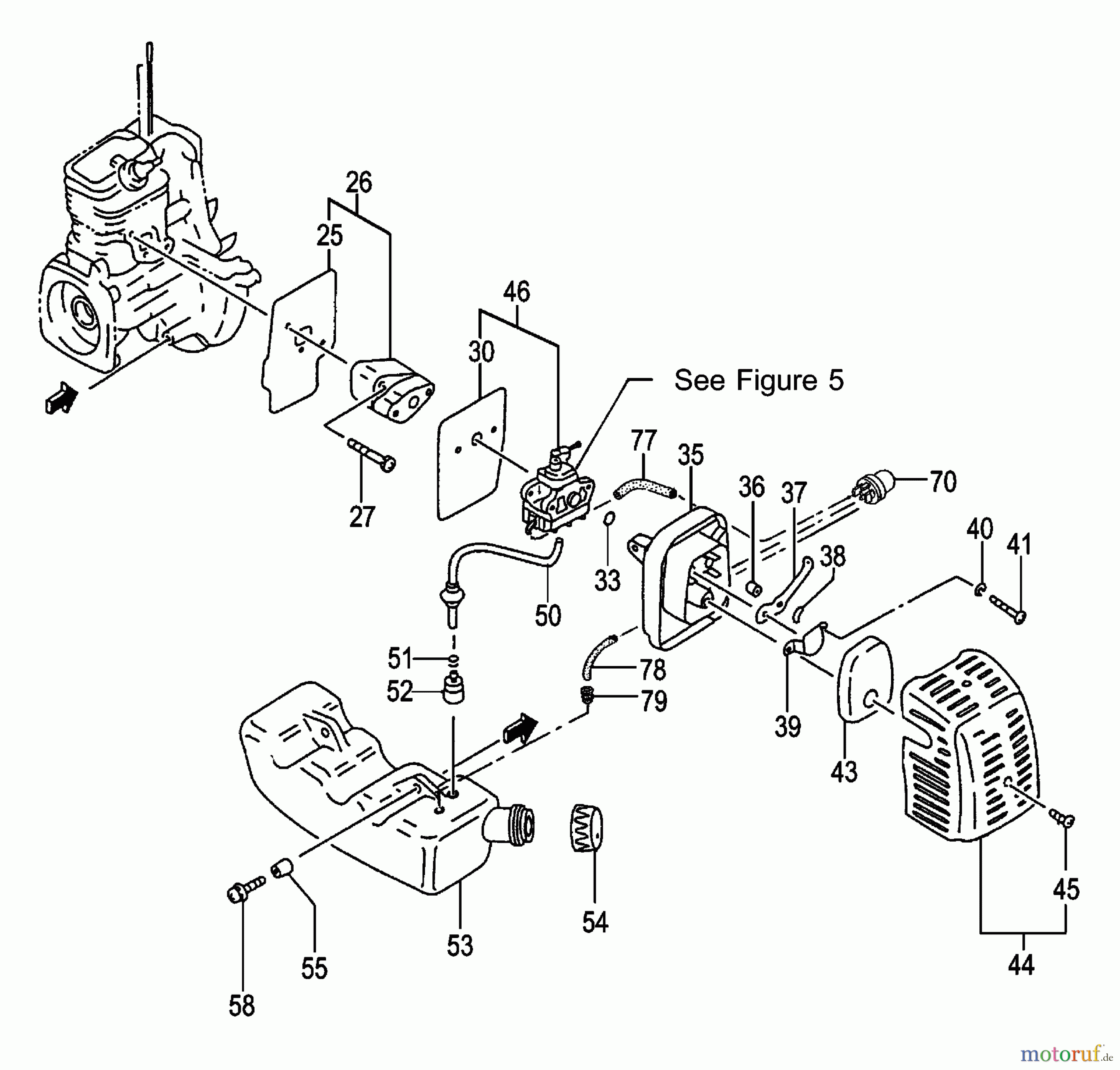 Tanaka Heckenscheeren THT-210S - Tanaka Hedge Trimmer Fuel System