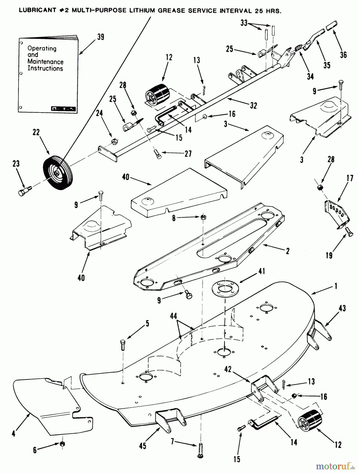Toro Neu Mowers, Deck Assembly Only 15-48SC01 - Toro 48