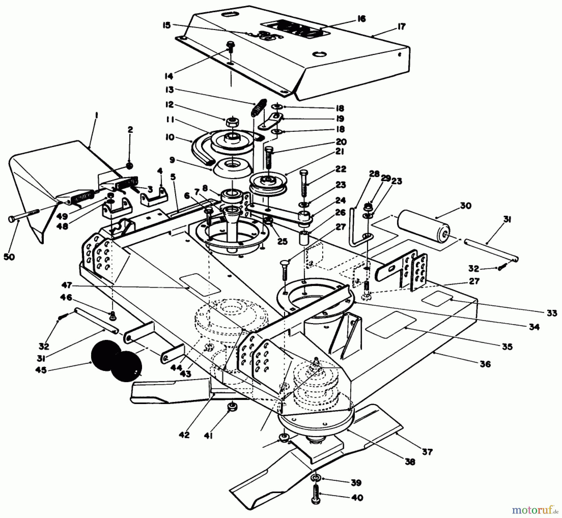  Toro Neu Mowers, Deck Assembly Only 30136 - Toro 36