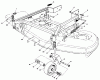 Toro 30111 - Mid-Size Proline Gear Traction Unit, 11 hp, 1984 (4000001-4999999) Ersatzteile 52" CARRIER FRAME MODEL NO. 30152