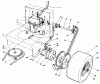 Toro 30111 - Mid-Size Proline Gear Traction Unit, 11 hp, 1984 (4000001-4999999) Ersatzteile AXLE ASSEMBLY