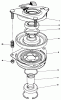 Toro 30111 - Mid-Size Proline Gear Traction Unit, 11 hp, 1984 (4000001-4999999) Ersatzteile CLUTCH ASSEMBLY NO. 44-0770